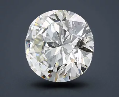 4.09ct K VS2 Rare Carat Ideal Cut Round Diamond