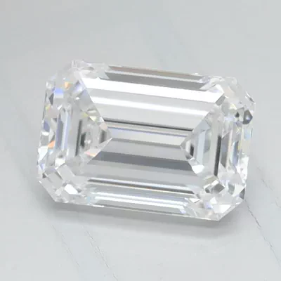 1.05ct D VVS2 Rare Carat Ideal Cut Emerald Lab Grown Diamond