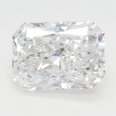3.10ct D VVS2 Rare Carat Ideal Cut Radiant Lab Grown Diamond