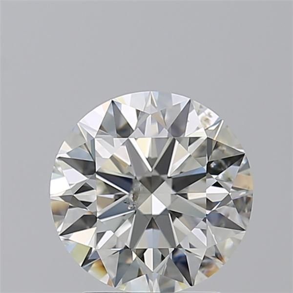 2.54ct J SI2 Rare Carat Ideal Cut Round Diamond