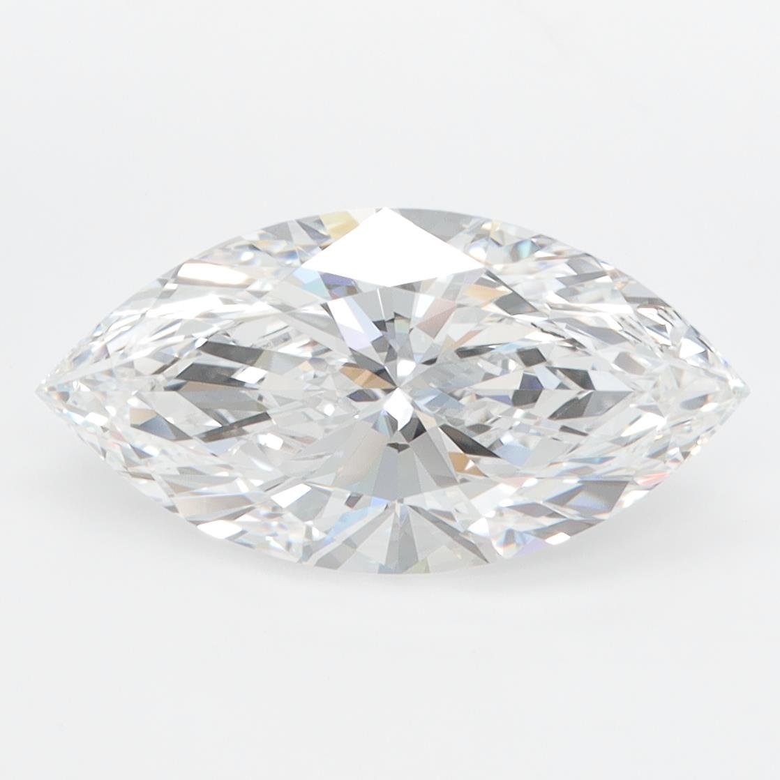 2.02ct D VVS1 Rare Carat Ideal Cut Marquise Lab Grown Diamond