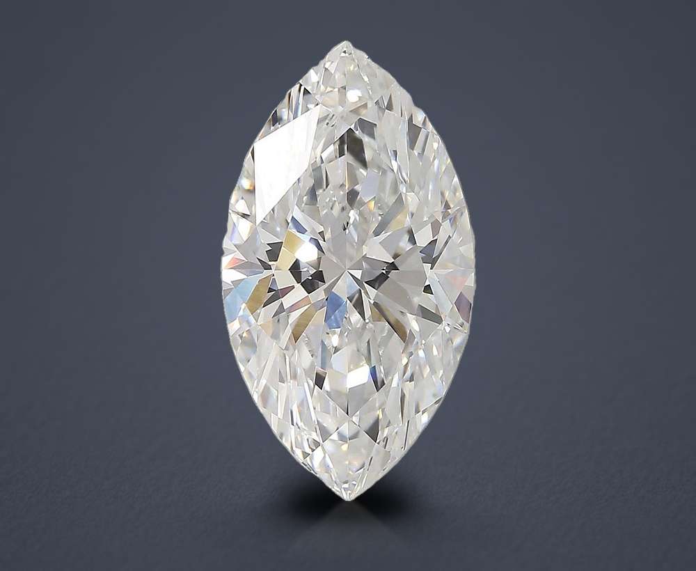 5.09ct E VVS2 Rare Carat Ideal Cut Marquise Lab Grown Diamond