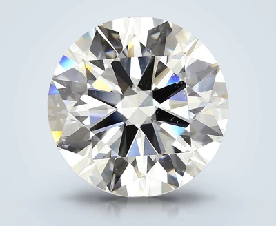 10.08ct H SI1 Rare Carat Ideal Cut Round Diamond