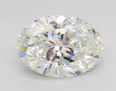 3.01ct F VS2 Rare Carat Ideal Cut Oval Lab Grown Diamond