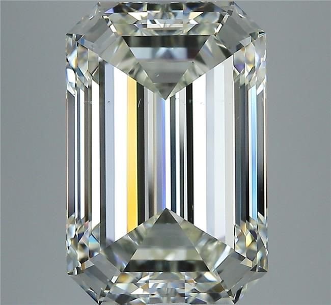 7.01ct K VS2 Rare Carat Ideal Cut Emerald Diamond