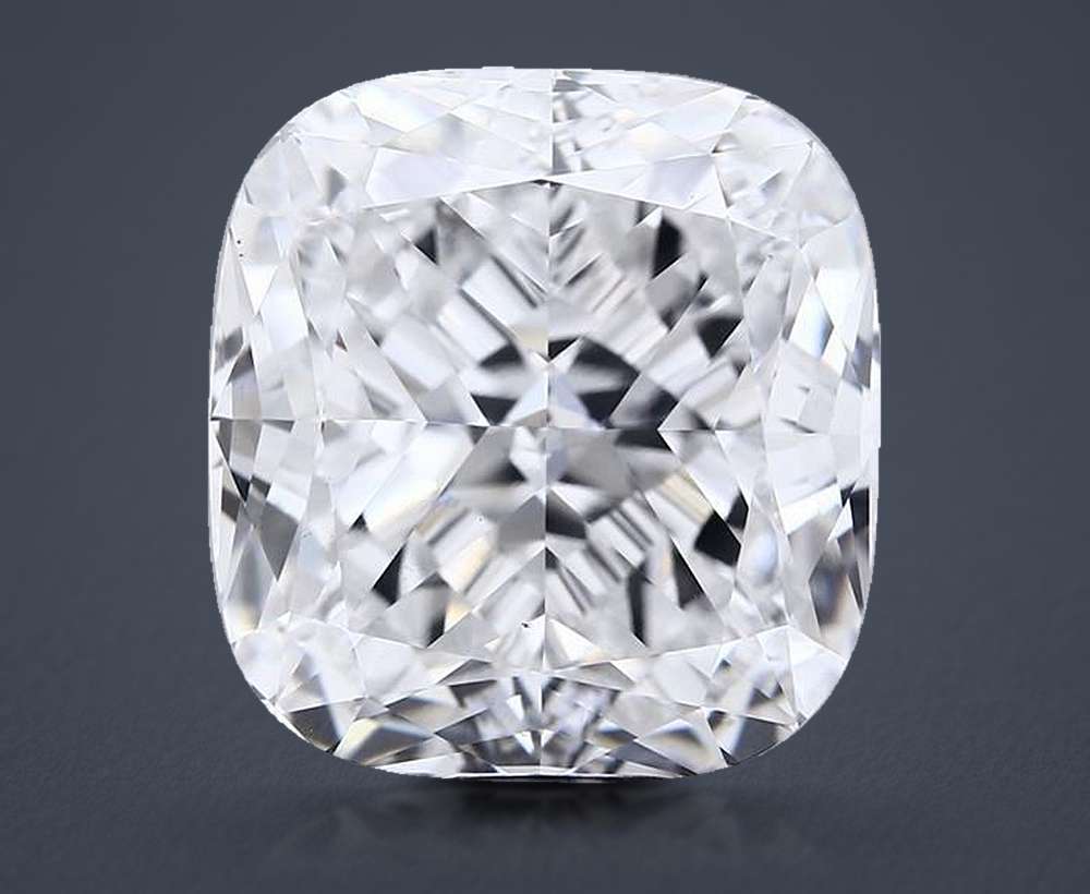 18.09ct E VS1 Rare Carat Ideal Cut Cushion Lab Grown Diamond