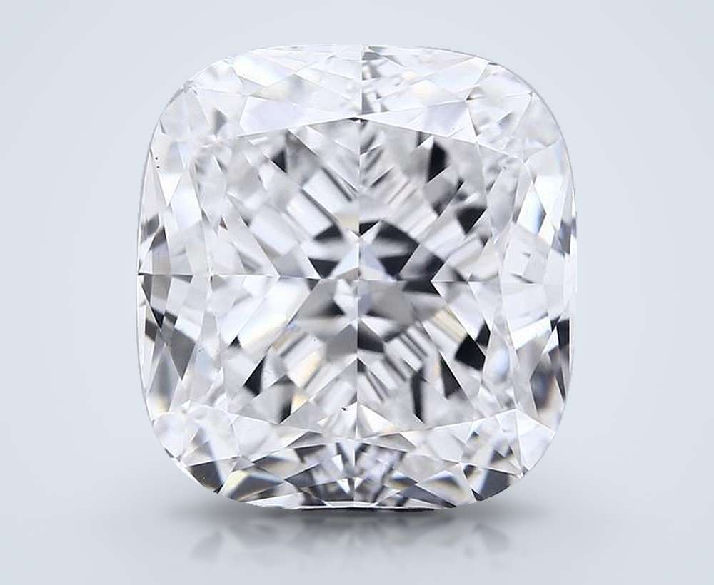 18.09ct E VS1 Rare Carat Ideal Cut Cushion Lab Grown Diamond