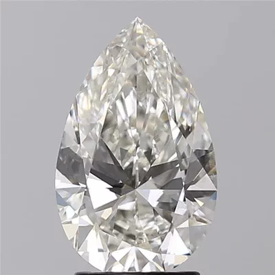2.61ct H VS1 Rare Carat Ideal Cut Pear Lab Grown Diamond