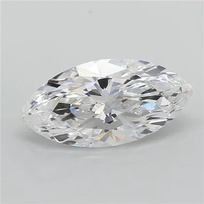 3.04ct D VVS2 Rare Carat Ideal Cut Marquise Lab Grown Diamond