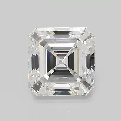 2.22ct D VVS2 Very Good Cut Asscher Lab Grown Diamond