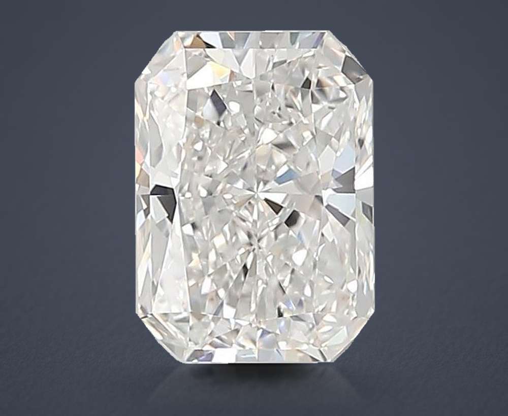 3.05ct F VVS2 Rare Carat Ideal Cut Radiant Lab Grown Diamond
