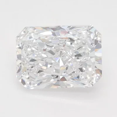 1.06ct D VVS1 Rare Carat Ideal Cut Radiant Lab Grown Diamond