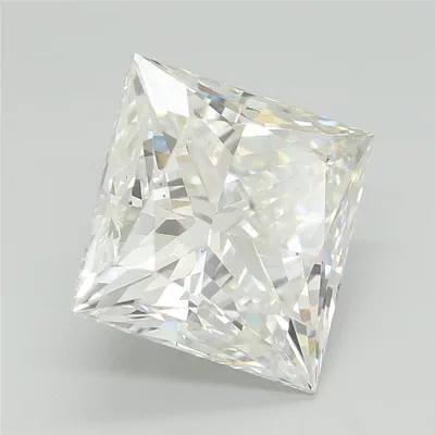 3.04ct E VS2 Rare Carat Ideal Cut Princess Lab Grown Diamond