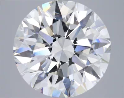 7.01ct H VS2 Rare Carat Ideal Cut Round Diamond