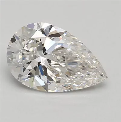 1.04ct F IF Rare Carat Ideal Cut Pear Lab Grown Diamond