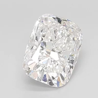 3.54ct E VVS2 Rare Carat Ideal Cut Cushion Lab Grown Diamond