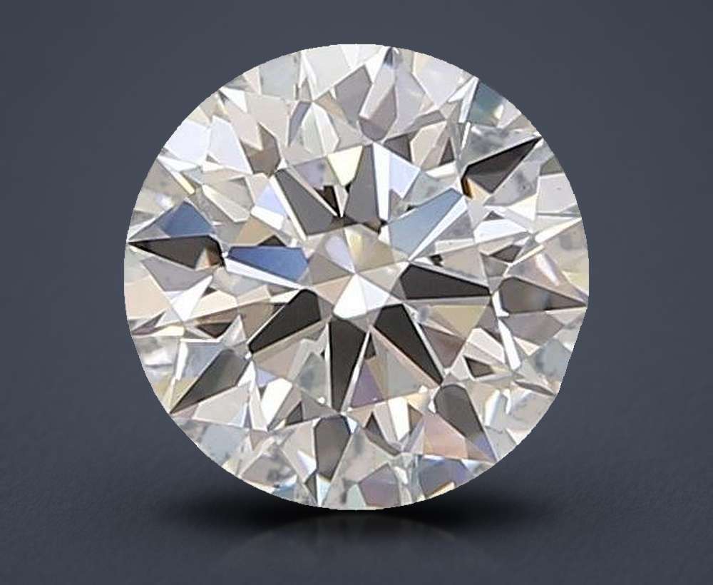2.82ct G VS2 Rare Carat Ideal Cut Round Lab Grown Diamond