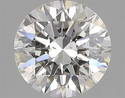 3.03ct H SI1 Rare Carat Ideal Cut Round Diamond