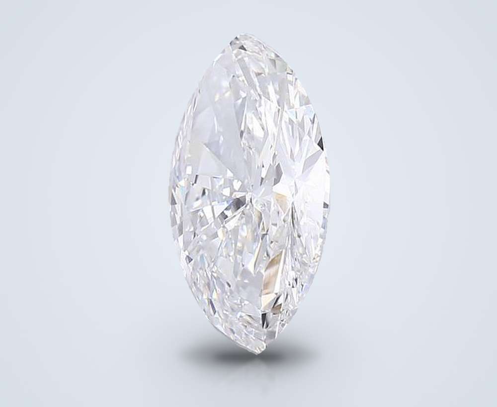 13.01ct E VVS2 Rare Carat Ideal Cut Marquise Lab Grown Diamond