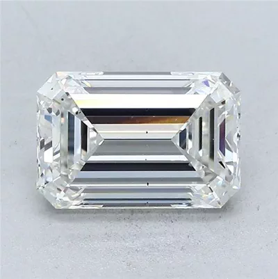 2.05ct G VS2 Rare Carat Ideal Cut Emerald Lab Grown Diamond