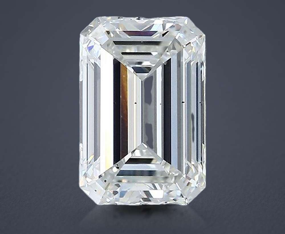 2.05ct G VS2 Rare Carat Ideal Cut Emerald Lab Grown Diamond