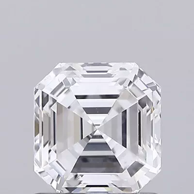 1.07ct E VS1 Rare Carat Ideal Cut Asscher Lab Grown Diamond