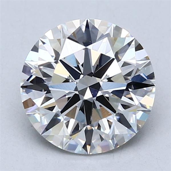 2.05ct F VS1 Rare Carat Ideal Cut Round Lab Grown Diamond