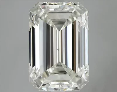 4.07ct K VS2 Rare Carat Ideal Cut Emerald Diamond
