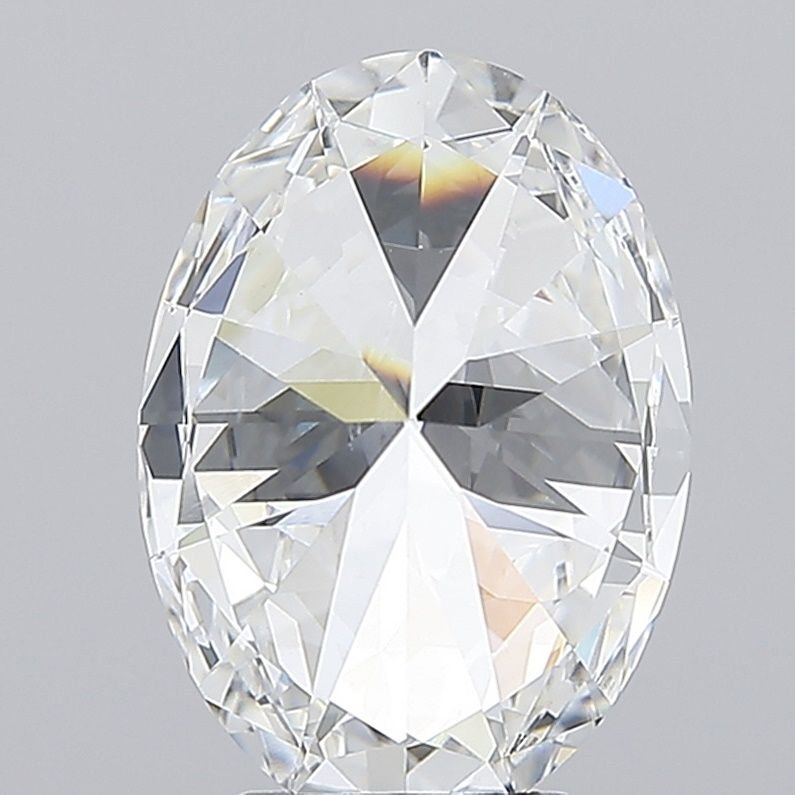 15.00ct E VS1 Very Good Cut Oval Lab Grown Diamond