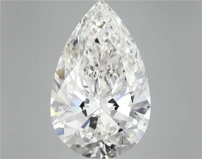 12.10ct F VVS2 Rare Carat Ideal Cut Pear Lab Grown Diamond