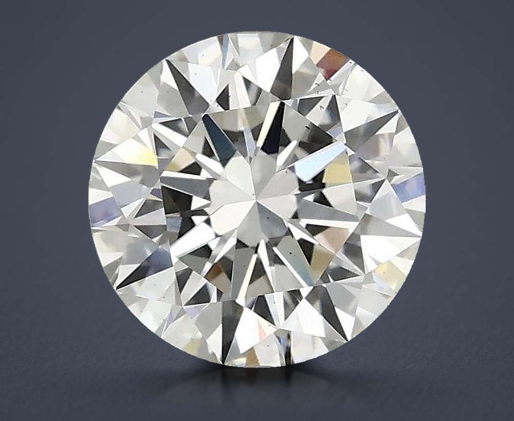 1.52ct F VS2 Rare Carat Ideal Cut Round Lab Grown Diamond