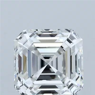 3.00ct E VVS2 Rare Carat Ideal Cut Asscher Lab Grown Diamond