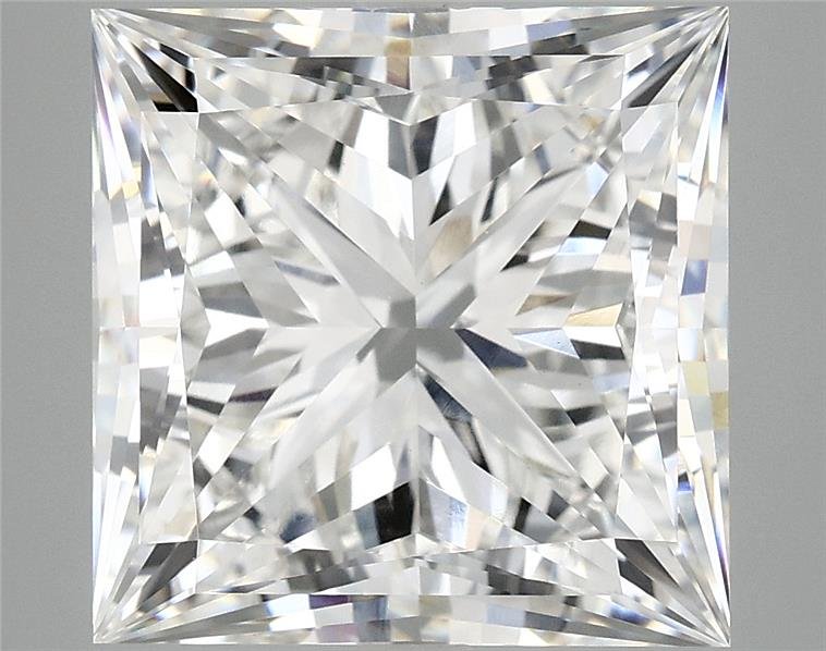 8.13ct F VVS2 Rare Carat Ideal Cut Princess Lab Grown Diamond