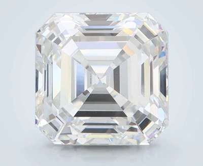 5.06ct F VVS2 Rare Carat Ideal Cut Asscher Lab Grown Diamond