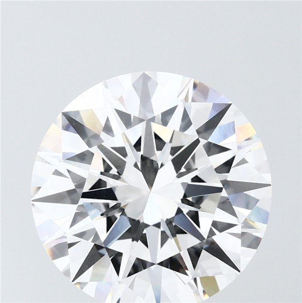 6.03ct F VVS2 Excellent Cut Round Lab Grown Diamond