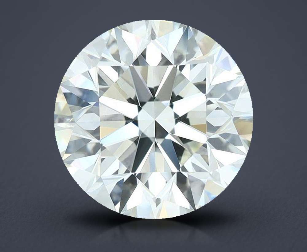 3.01ct J VS2 Excellent Cut Round Diamond
