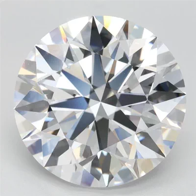 5.04ct D FL Rare Carat Ideal Cut Round Lab Grown Diamond