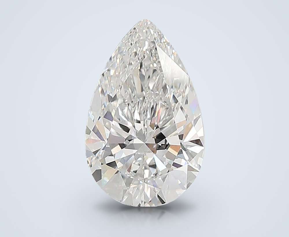 10.07ct E VVS2 Rare Carat Ideal Cut Pear Lab Grown Diamond