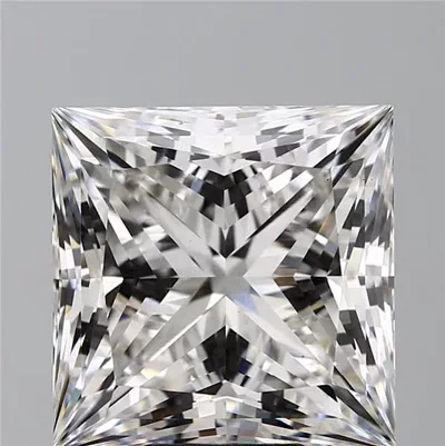 10.11ct F VS1 Rare Carat Ideal Cut Princess Lab Grown Diamond