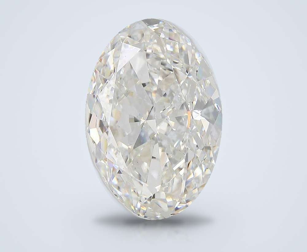 20.41ct F VS2 Very Good Cut Oval Lab Grown Diamond
