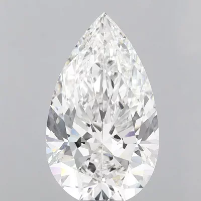 10.07ct F VVS2 Rare Carat Ideal Cut Pear Lab Grown Diamond