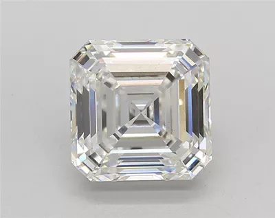 3.61ct F VS1 Rare Carat Ideal Cut Asscher Lab Grown Diamond