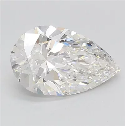 2.09ct D VS1 Rare Carat Ideal Cut Pear Lab Grown Diamond
