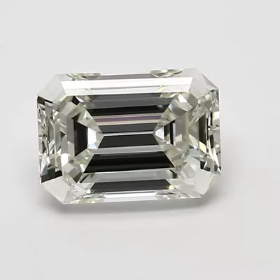 1.01ct K VVS2 Rare Carat Ideal Cut Emerald Diamond