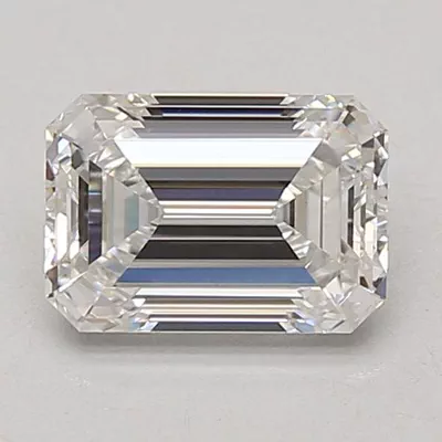 1.59ct D VS1 Rare Carat Ideal Cut Emerald Lab Grown Diamond