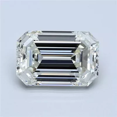 4.16ct K FL Rare Carat Ideal Cut Emerald Diamond