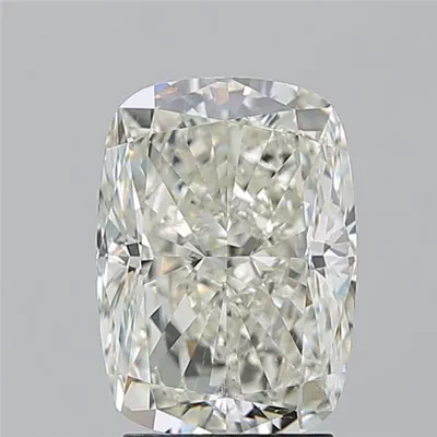 3.01ct K SI1 Rare Carat Ideal Cut Cushion Diamond