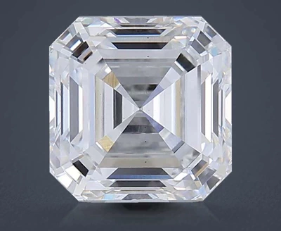 1.23ct E VS1 Rare Carat Ideal Cut Asscher Lab Grown Diamond