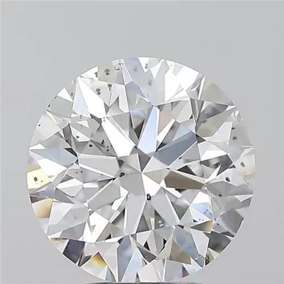 3.51ct D SI1 Excellent Cut Round Diamond