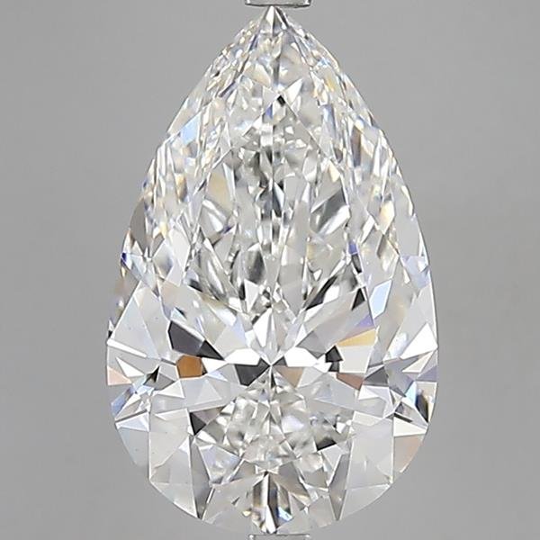 10.02ct F VS1 Rare Carat Ideal Cut Pear Lab Grown Diamond